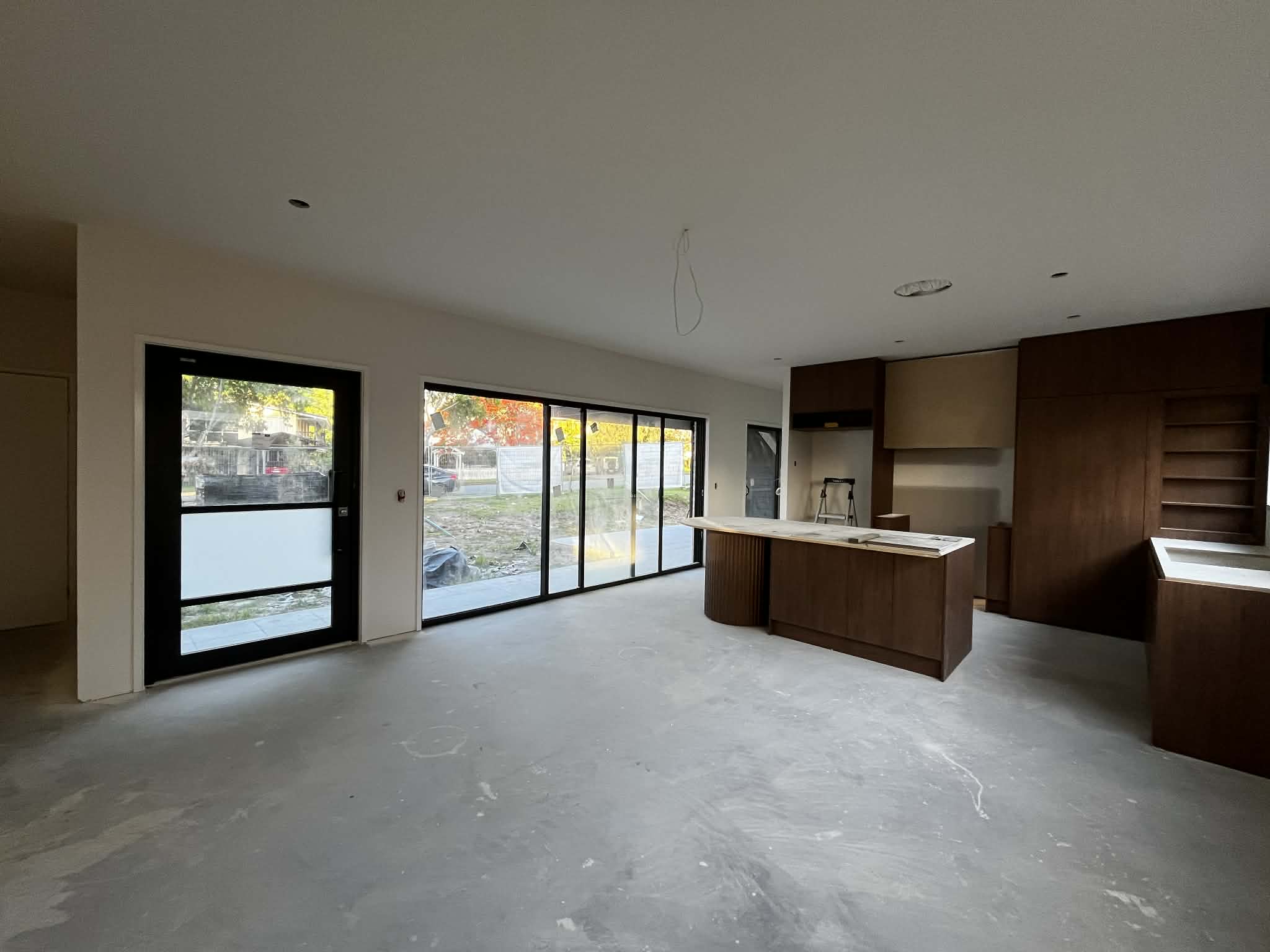 Kitchen and living area
